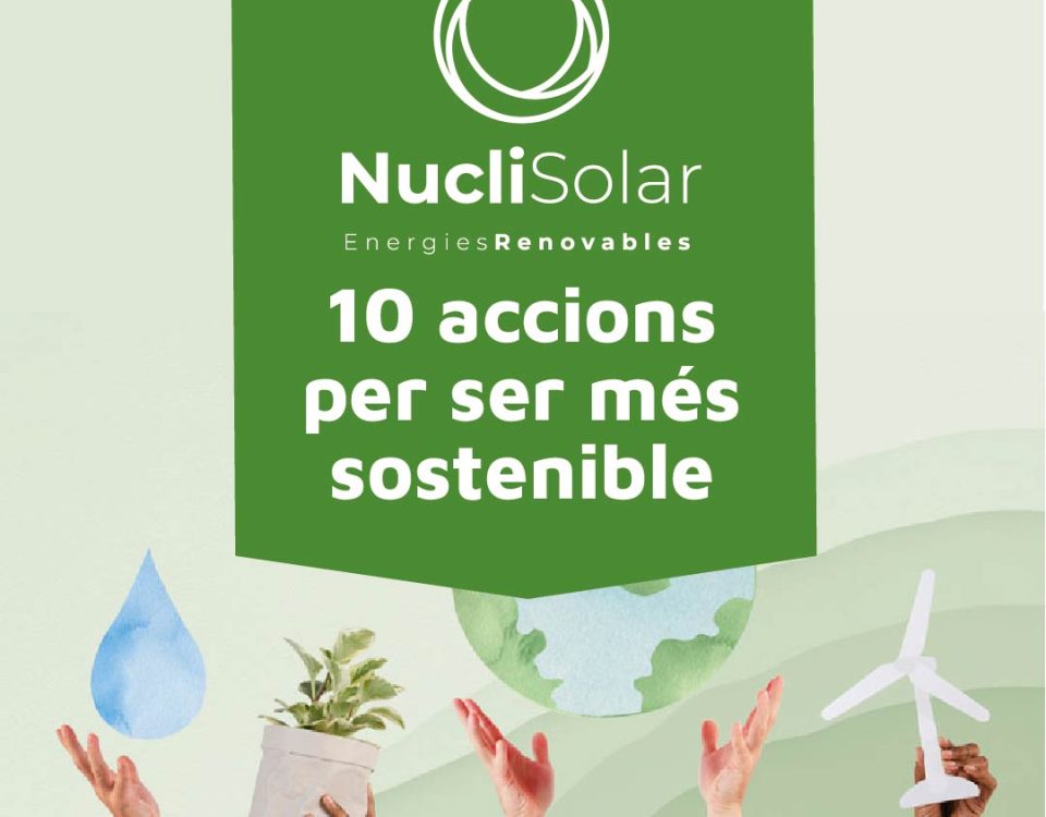 10 acciones para ser más sostenible