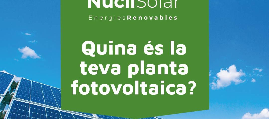 Tipos Plantas fotovoltaicas NucliSolar