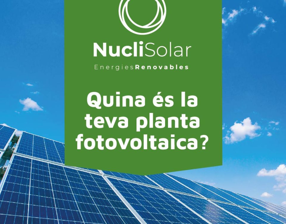 Tipos Plantas fotovoltaicas NucliSolar
