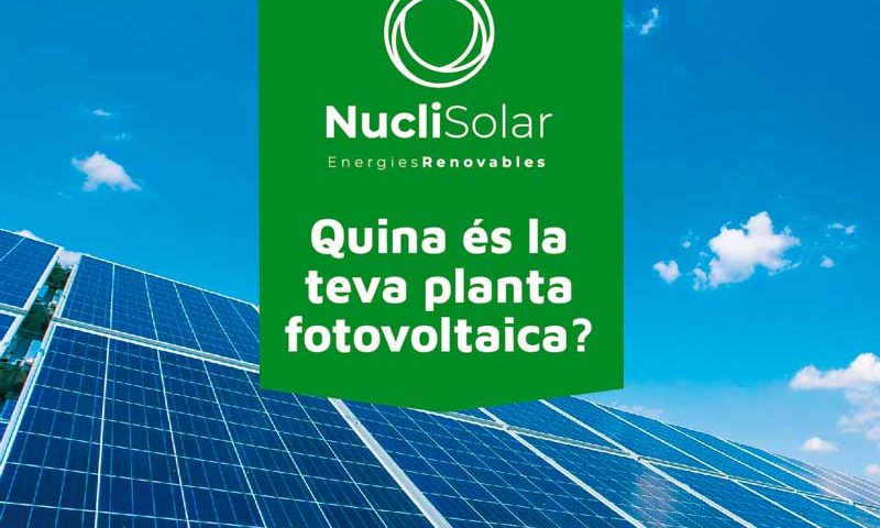 Tipus Plantes fotovoltaiques - Nucli Solar