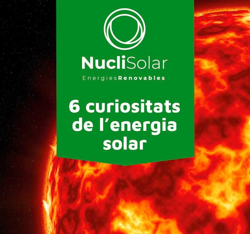 curiosidades energía solar-NucliSolar