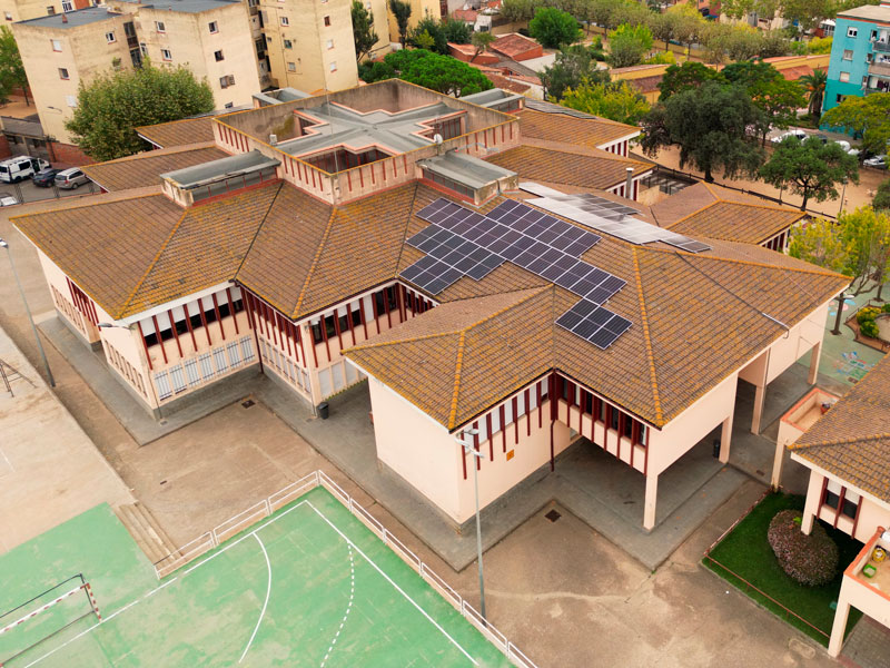 Instal·lació fotovoltaica en escola pública - Nucli Solar