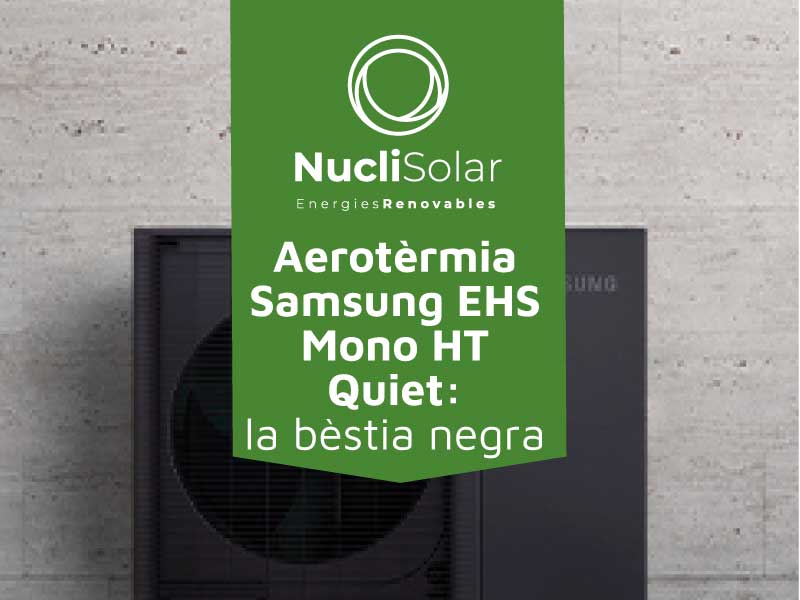 Aerotermia Samsung EHS Mono HT Quiet