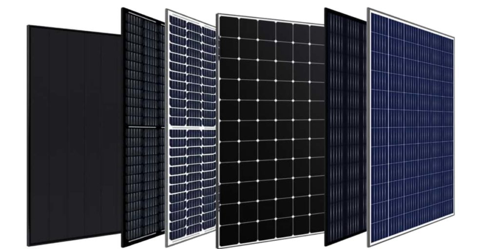 Tipos de placas solares