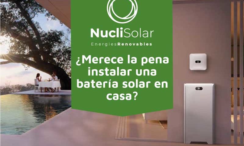 ¿Merece la pena instalar baterías solares en casa?